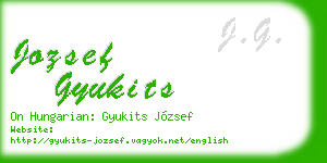 jozsef gyukits business card