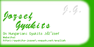 jozsef gyukits business card